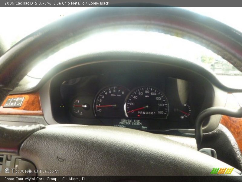 Blue Chip Metallic / Ebony Black 2006 Cadillac DTS Luxury