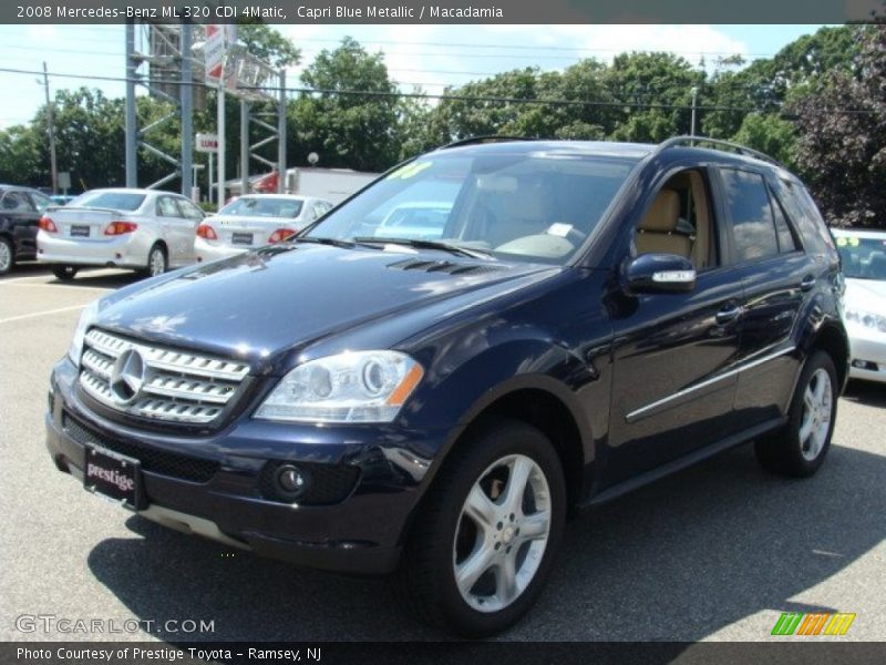 Capri Blue Metallic / Macadamia 2008 Mercedes-Benz ML 320 CDI 4Matic