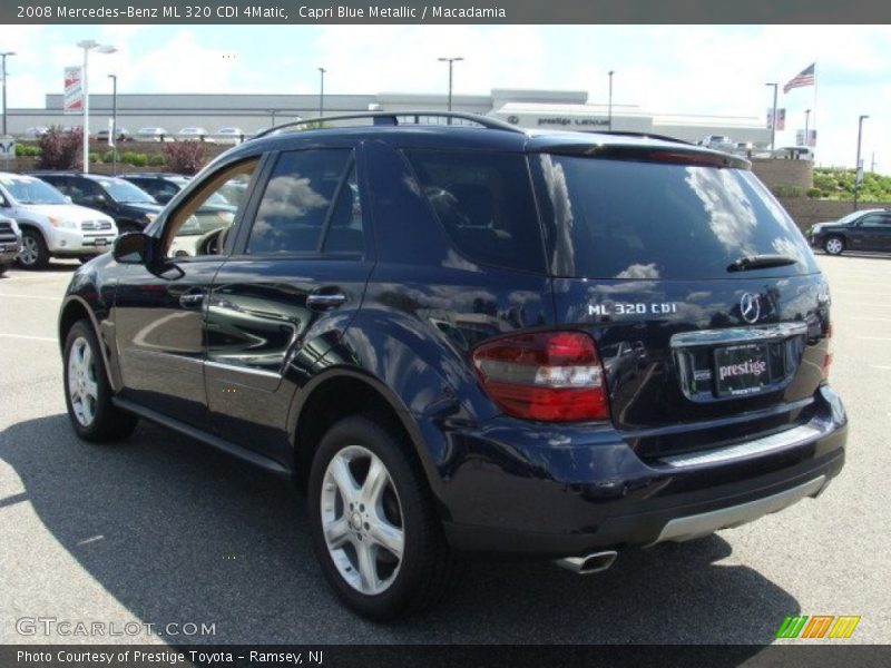 Capri Blue Metallic / Macadamia 2008 Mercedes-Benz ML 320 CDI 4Matic