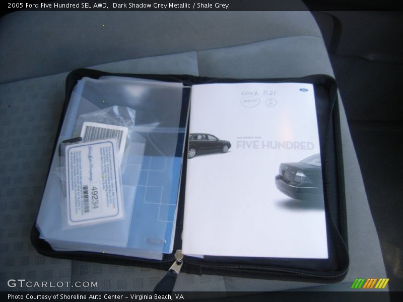 Books/Manuals of 2005 Five Hundred SEL AWD