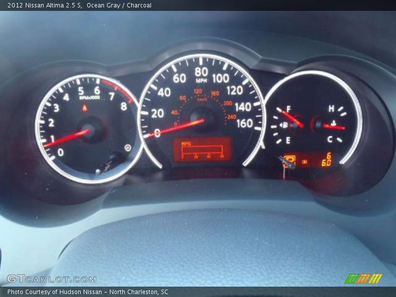 Ocean Gray / Charcoal 2012 Nissan Altima 2.5 S