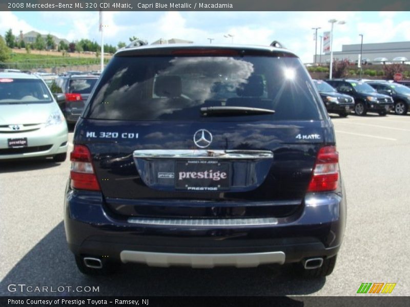 Capri Blue Metallic / Macadamia 2008 Mercedes-Benz ML 320 CDI 4Matic