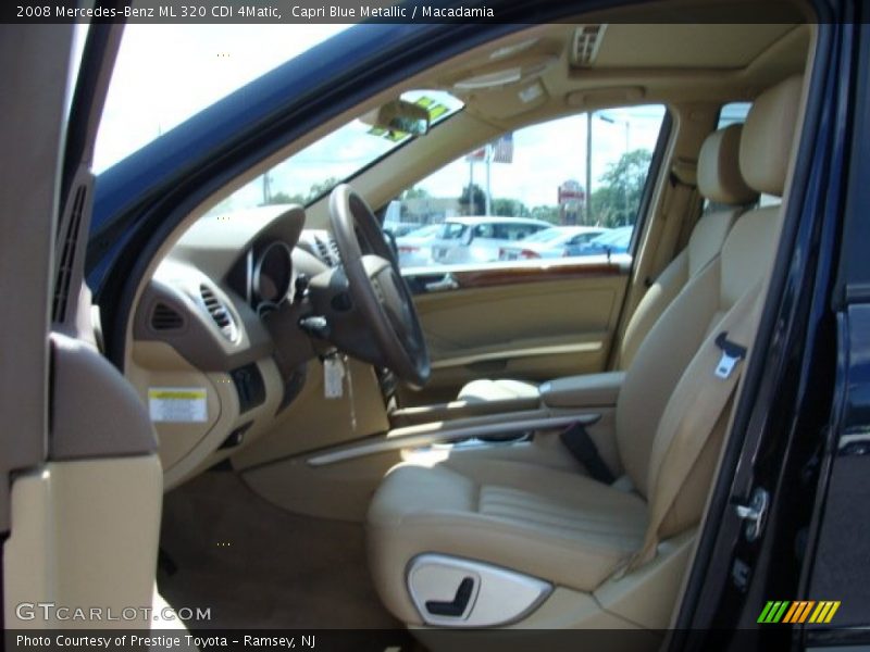 Capri Blue Metallic / Macadamia 2008 Mercedes-Benz ML 320 CDI 4Matic