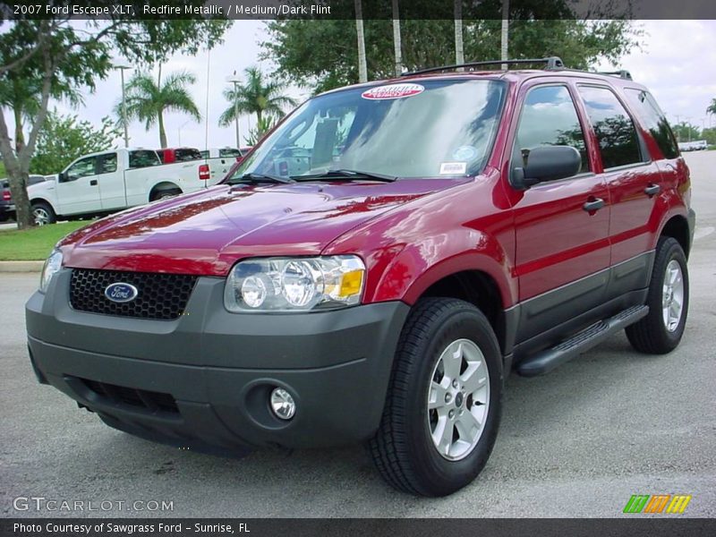 Redfire Metallic / Medium/Dark Flint 2007 Ford Escape XLT