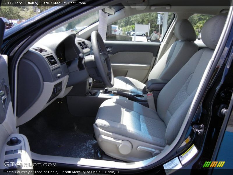  2012 Fusion S Medium Light Stone Interior