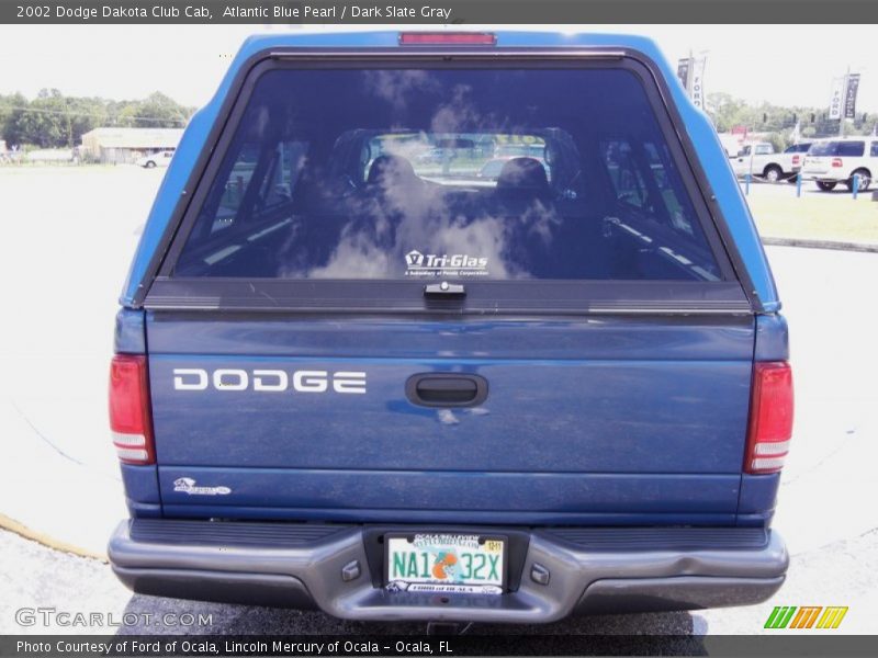 Atlantic Blue Pearl / Dark Slate Gray 2002 Dodge Dakota Club Cab