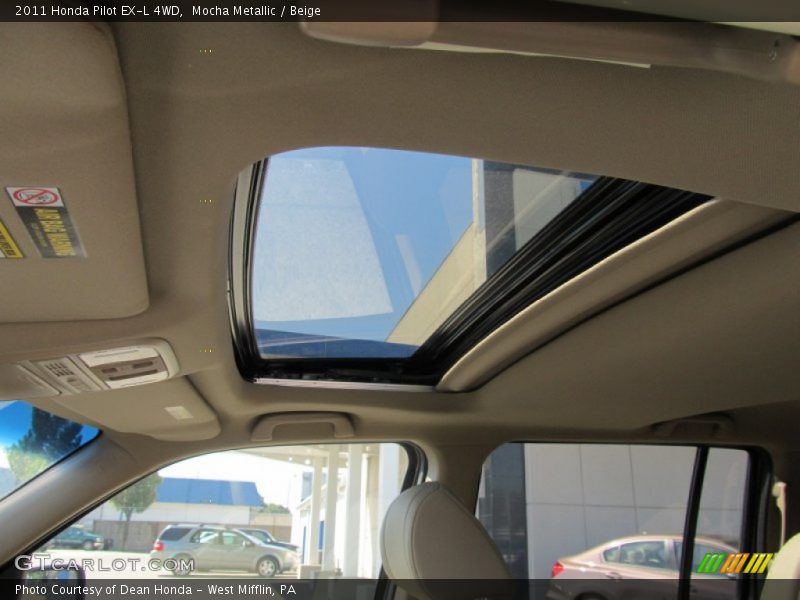 Mocha Metallic / Beige 2011 Honda Pilot EX-L 4WD