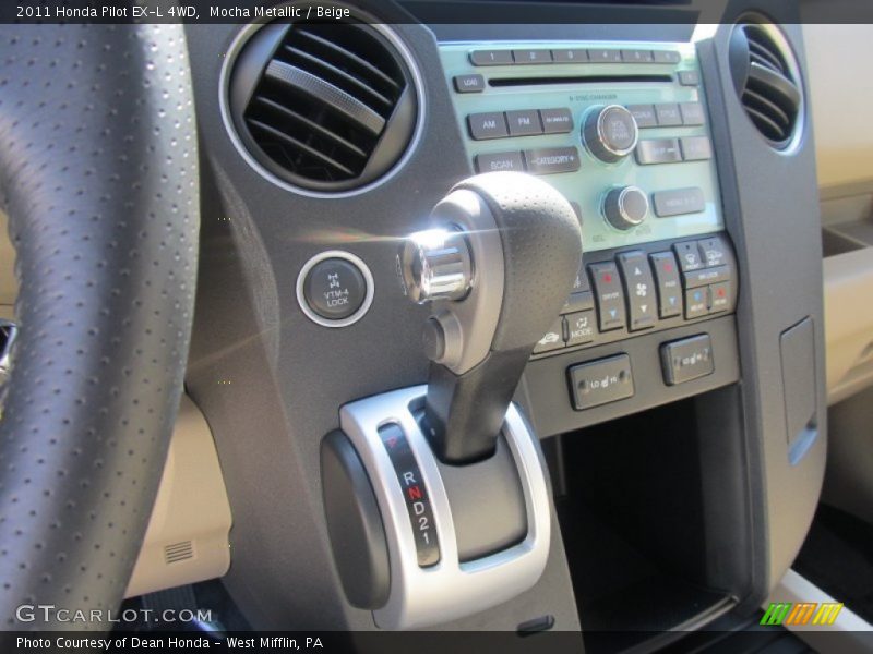 Controls of 2011 Pilot EX-L 4WD