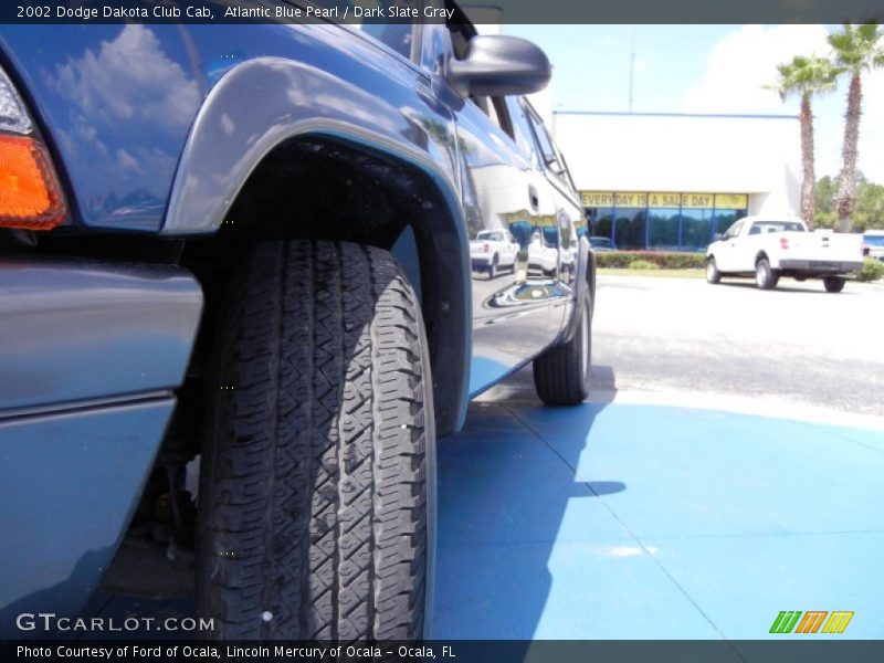 Atlantic Blue Pearl / Dark Slate Gray 2002 Dodge Dakota Club Cab