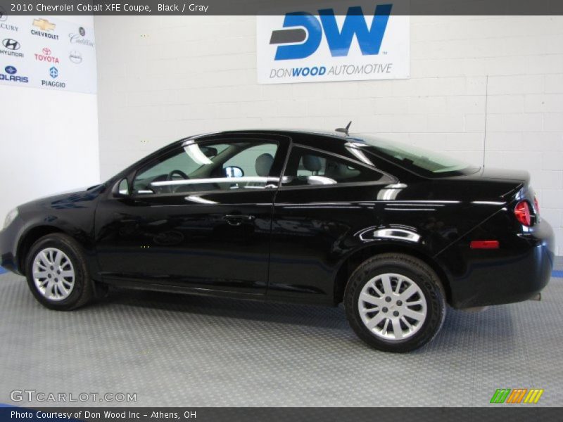 Black / Gray 2010 Chevrolet Cobalt XFE Coupe