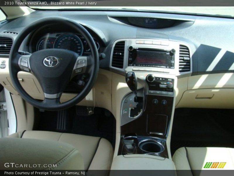 Blizzard White Pearl / Ivory 2010 Toyota Venza AWD