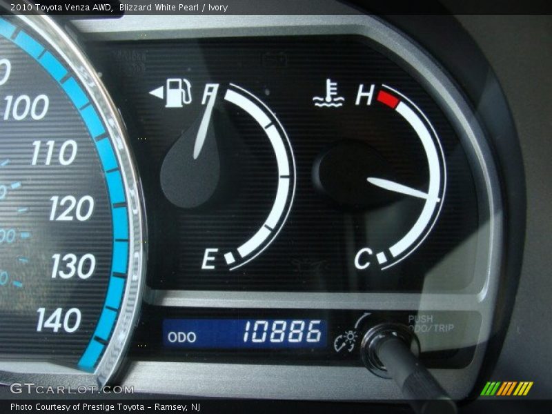 Blizzard White Pearl / Ivory 2010 Toyota Venza AWD