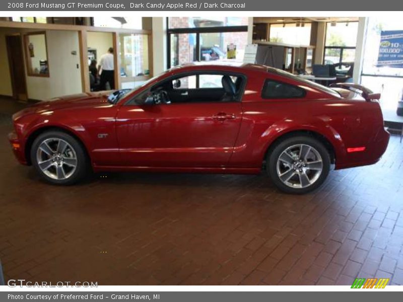 Dark Candy Apple Red / Dark Charcoal 2008 Ford Mustang GT Premium Coupe