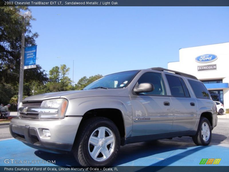 Sandalwood Metallic / Light Oak 2003 Chevrolet TrailBlazer EXT LT