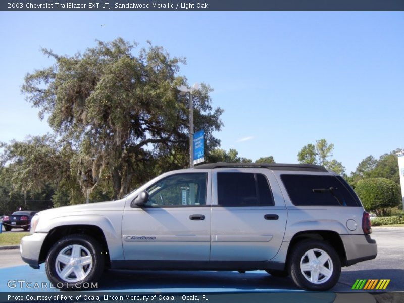 Sandalwood Metallic / Light Oak 2003 Chevrolet TrailBlazer EXT LT