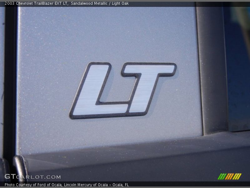 Sandalwood Metallic / Light Oak 2003 Chevrolet TrailBlazer EXT LT