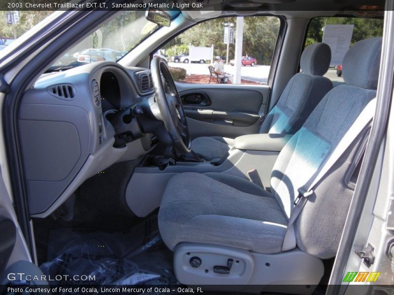 Sandalwood Metallic / Light Oak 2003 Chevrolet TrailBlazer EXT LT