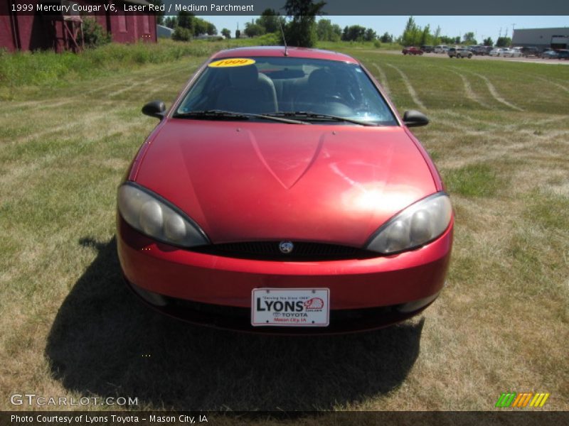 Laser Red / Medium Parchment 1999 Mercury Cougar V6