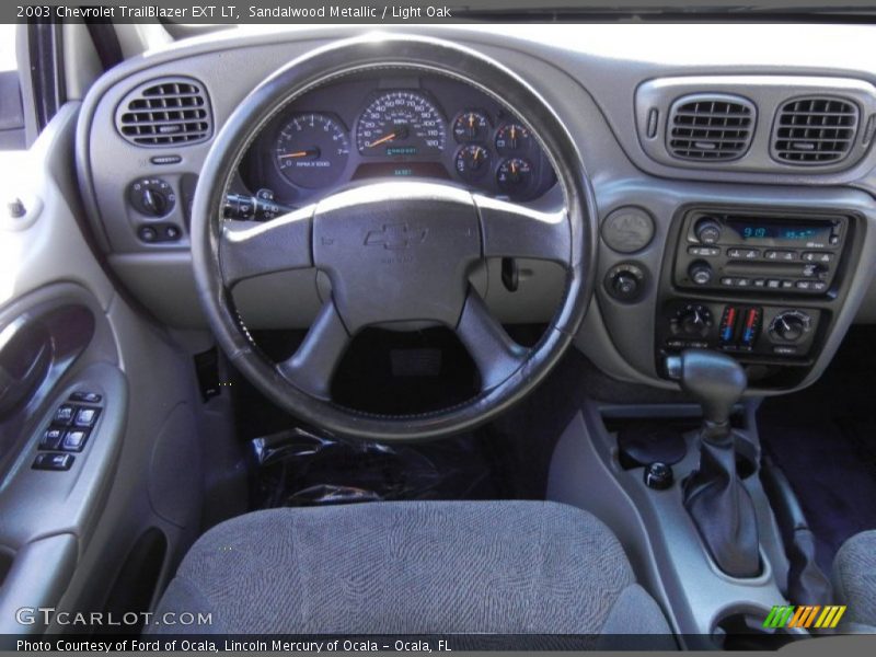 Sandalwood Metallic / Light Oak 2003 Chevrolet TrailBlazer EXT LT