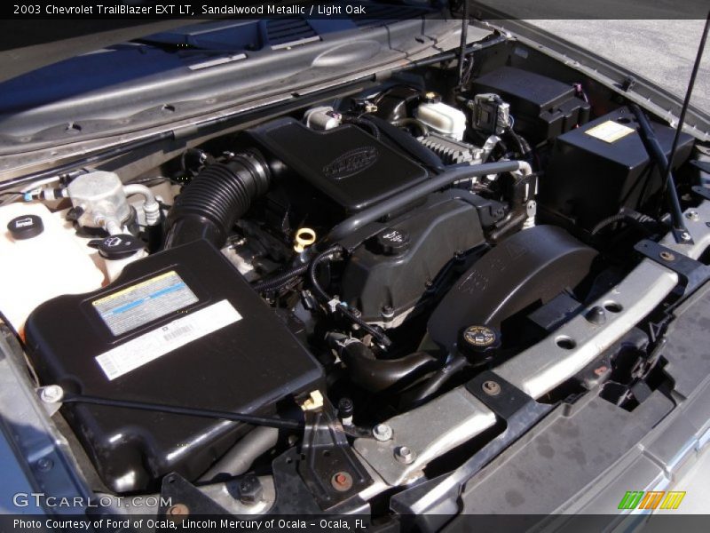 Sandalwood Metallic / Light Oak 2003 Chevrolet TrailBlazer EXT LT