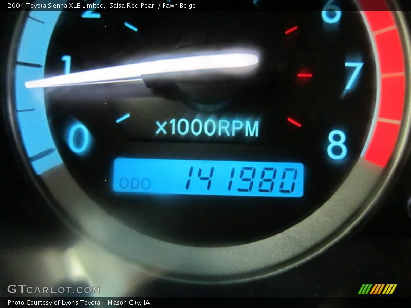 Salsa Red Pearl / Fawn Beige 2004 Toyota Sienna XLE Limited