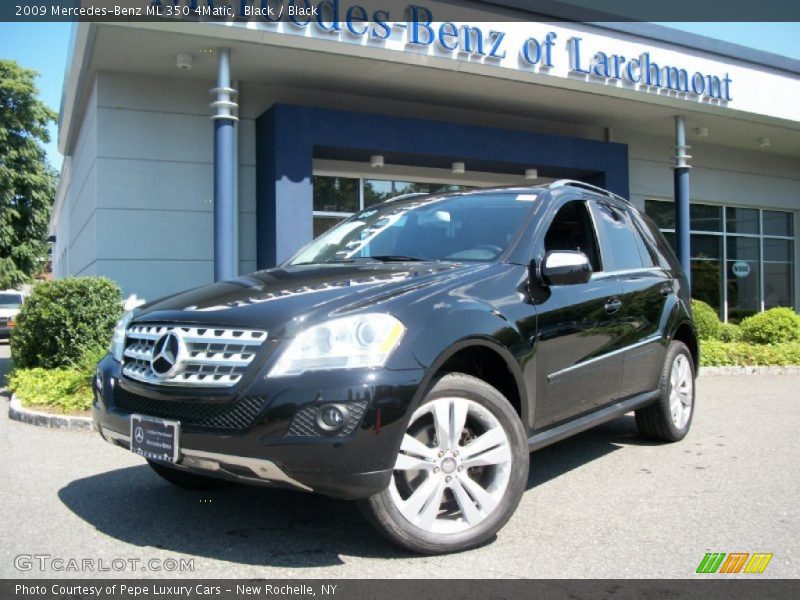 Black / Black 2009 Mercedes-Benz ML 350 4Matic