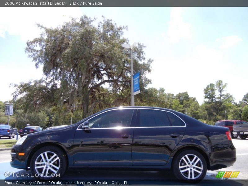 Black / Pure Beige 2006 Volkswagen Jetta TDI Sedan
