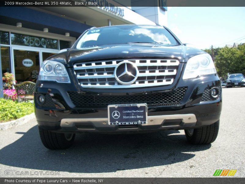 Black / Black 2009 Mercedes-Benz ML 350 4Matic