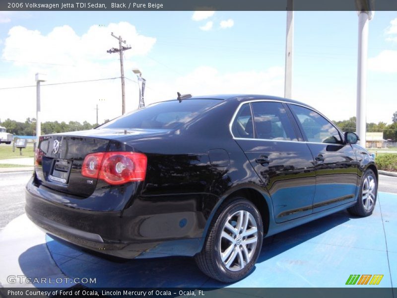 Black / Pure Beige 2006 Volkswagen Jetta TDI Sedan