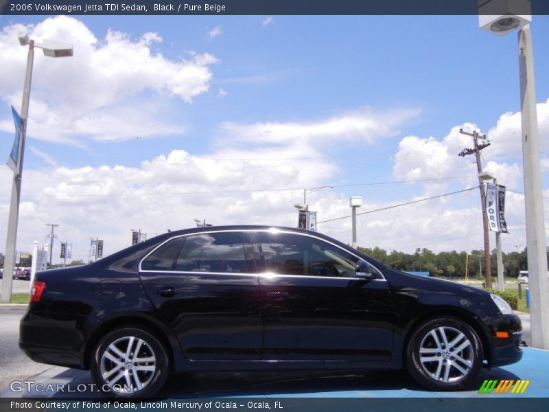 Black / Pure Beige 2006 Volkswagen Jetta TDI Sedan