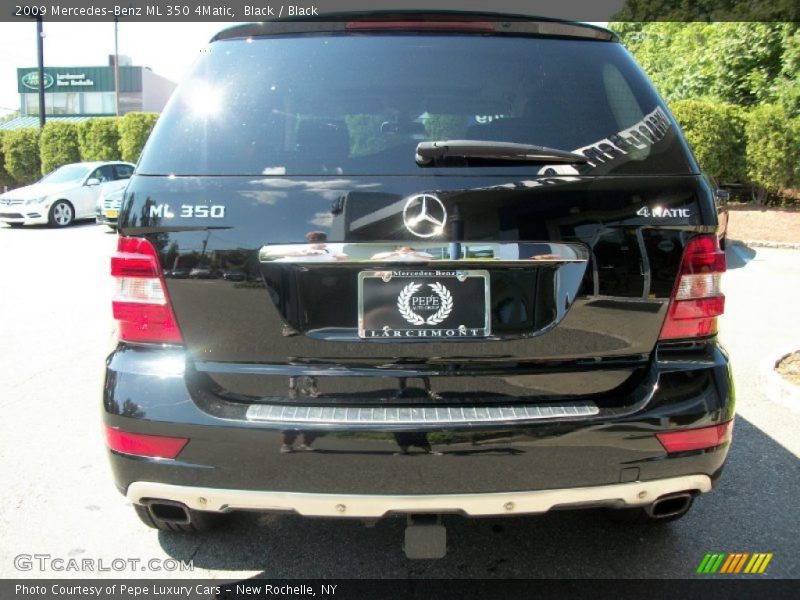 Black / Black 2009 Mercedes-Benz ML 350 4Matic