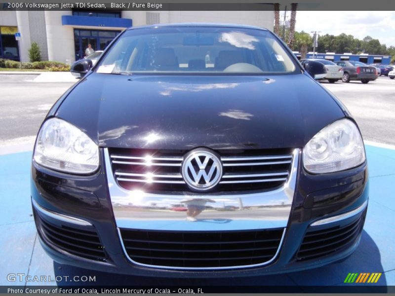 Black / Pure Beige 2006 Volkswagen Jetta TDI Sedan