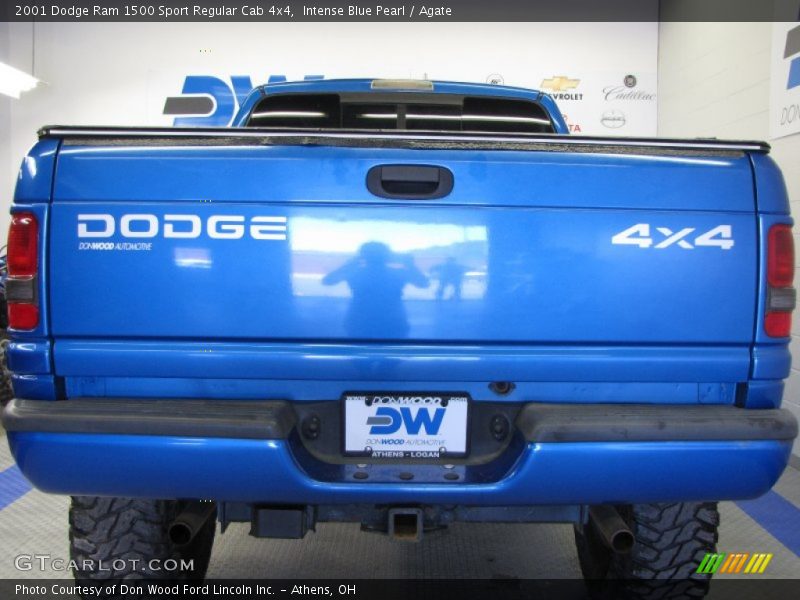 Intense Blue Pearl / Agate 2001 Dodge Ram 1500 Sport Regular Cab 4x4