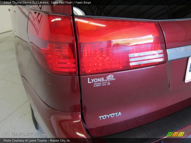 Salsa Red Pearl / Fawn Beige 2004 Toyota Sienna XLE Limited