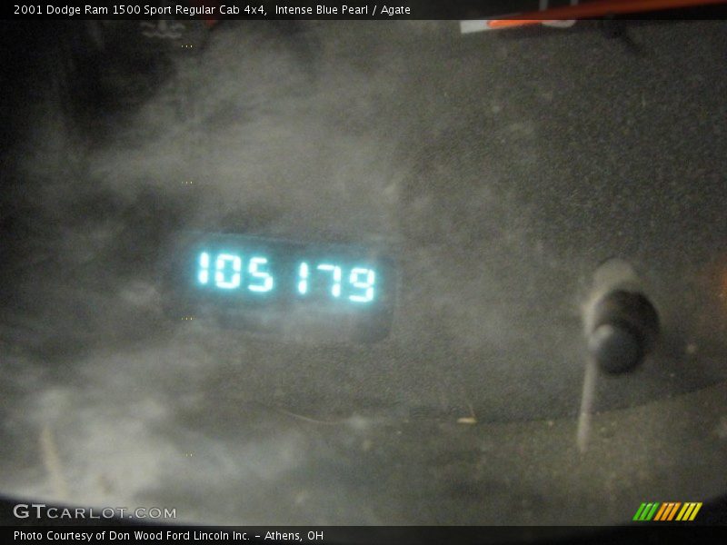 Intense Blue Pearl / Agate 2001 Dodge Ram 1500 Sport Regular Cab 4x4