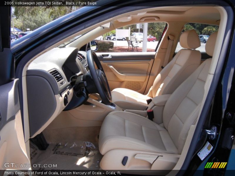 Black / Pure Beige 2006 Volkswagen Jetta TDI Sedan