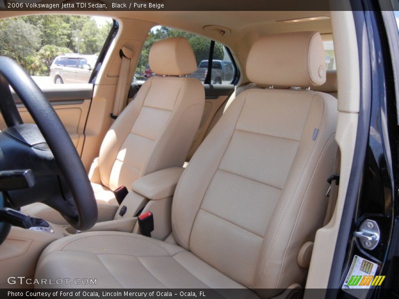 Black / Pure Beige 2006 Volkswagen Jetta TDI Sedan