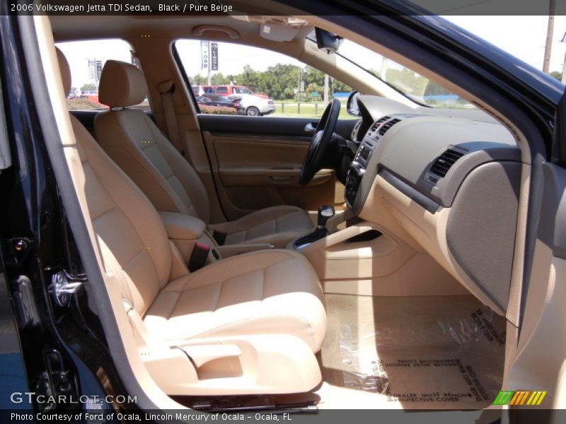 Black / Pure Beige 2006 Volkswagen Jetta TDI Sedan