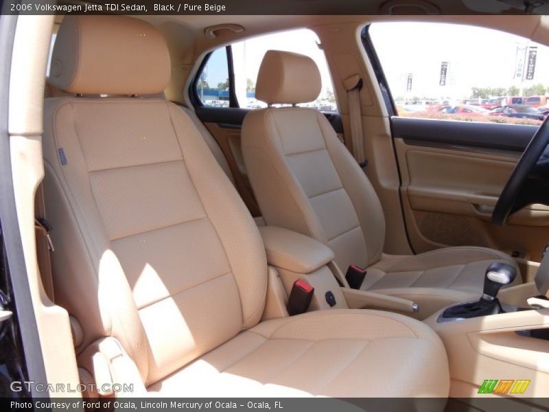 Black / Pure Beige 2006 Volkswagen Jetta TDI Sedan