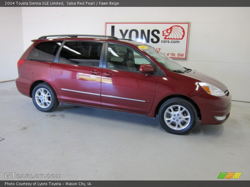 Salsa Red Pearl / Fawn Beige 2004 Toyota Sienna XLE Limited