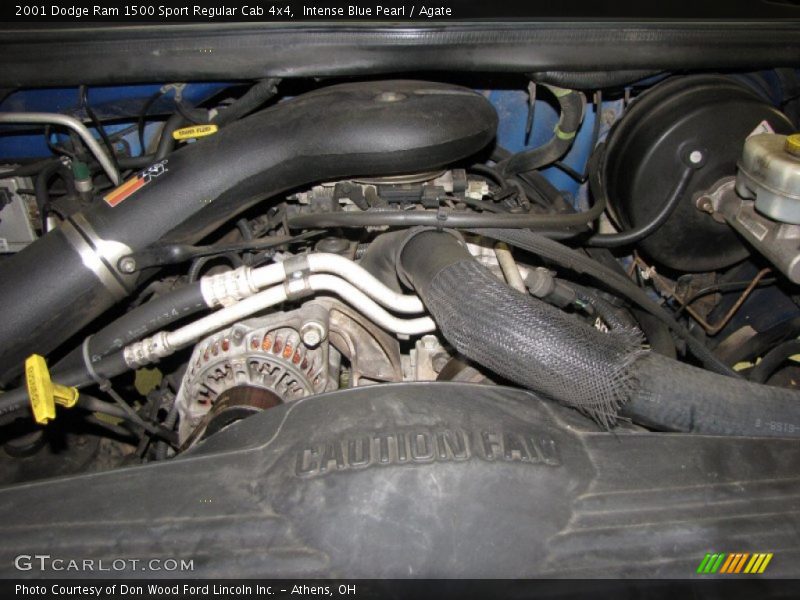  2001 Ram 1500 Sport Regular Cab 4x4 Engine - 5.2 Liter OHV 16-Valve V8