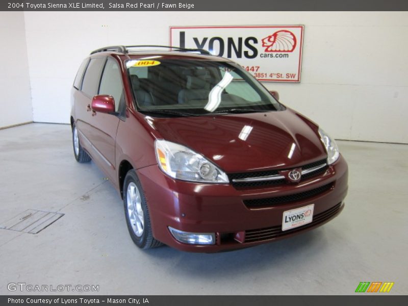 Salsa Red Pearl / Fawn Beige 2004 Toyota Sienna XLE Limited