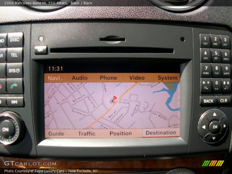 Black / Black 2009 Mercedes-Benz ML 350 4Matic