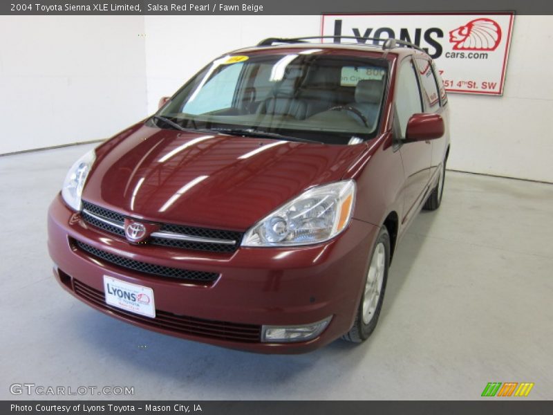 Salsa Red Pearl / Fawn Beige 2004 Toyota Sienna XLE Limited