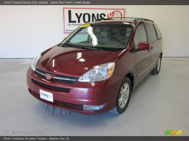 Salsa Red Pearl / Fawn Beige 2004 Toyota Sienna XLE Limited