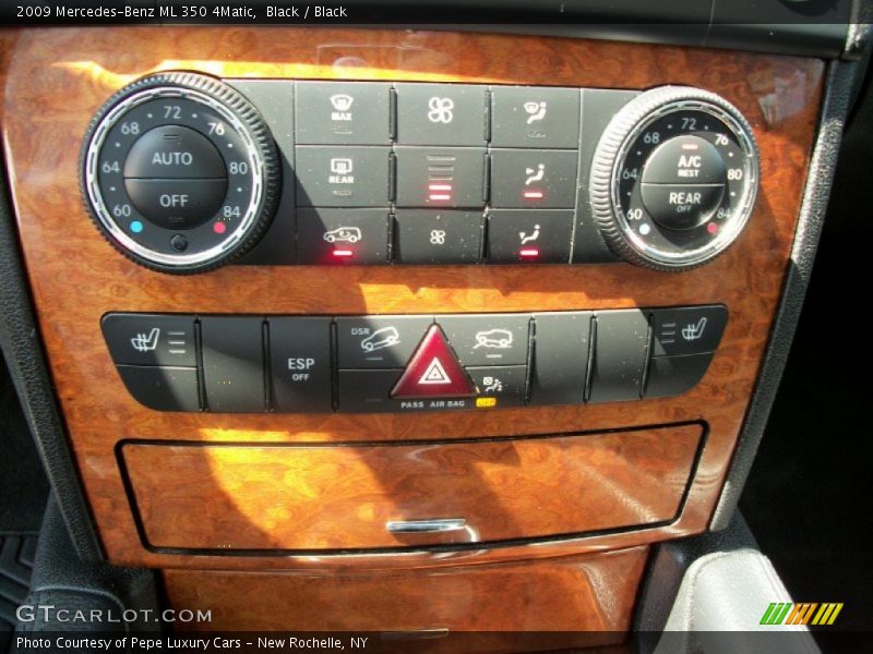 Black / Black 2009 Mercedes-Benz ML 350 4Matic