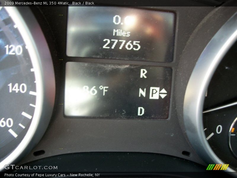 Black / Black 2009 Mercedes-Benz ML 350 4Matic