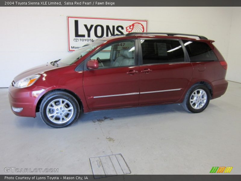 Salsa Red Pearl / Fawn Beige 2004 Toyota Sienna XLE Limited