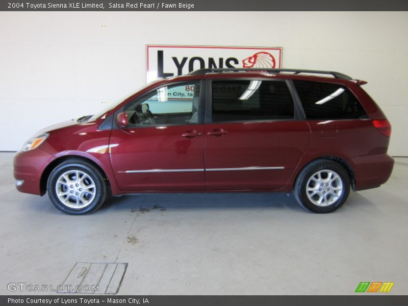 Salsa Red Pearl / Fawn Beige 2004 Toyota Sienna XLE Limited