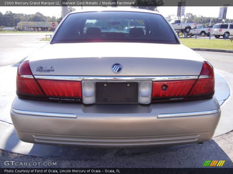 Harvest Gold Metallic / Medium Parchment 2000 Mercury Grand Marquis LS